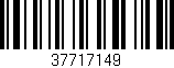 Código de barras (EAN, GTIN, SKU, ISBN): '37717149'
