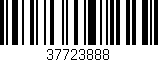 Código de barras (EAN, GTIN, SKU, ISBN): '37723888'