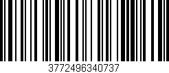 Código de barras (EAN, GTIN, SKU, ISBN): '3772496340737'