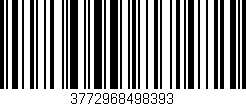 Código de barras (EAN, GTIN, SKU, ISBN): '3772968498393'