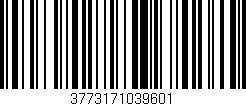 Código de barras (EAN, GTIN, SKU, ISBN): '3773171039601'