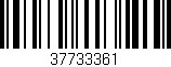 Código de barras (EAN, GTIN, SKU, ISBN): '37733361'
