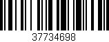 Código de barras (EAN, GTIN, SKU, ISBN): '37734698'