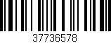Código de barras (EAN, GTIN, SKU, ISBN): '37736578'