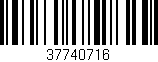 Código de barras (EAN, GTIN, SKU, ISBN): '37740716'
