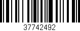 Código de barras (EAN, GTIN, SKU, ISBN): '37742492'