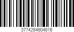 Código de barras (EAN, GTIN, SKU, ISBN): '3774284604816'