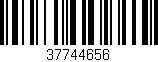 Código de barras (EAN, GTIN, SKU, ISBN): '37744656'