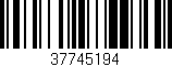 Código de barras (EAN, GTIN, SKU, ISBN): '37745194'