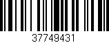 Código de barras (EAN, GTIN, SKU, ISBN): '37749431'