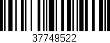 Código de barras (EAN, GTIN, SKU, ISBN): '37749522'