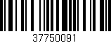 Código de barras (EAN, GTIN, SKU, ISBN): '37750091'
