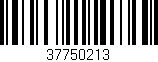 Código de barras (EAN, GTIN, SKU, ISBN): '37750213'
