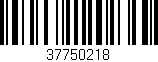 Código de barras (EAN, GTIN, SKU, ISBN): '37750218'