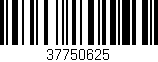 Código de barras (EAN, GTIN, SKU, ISBN): '37750625'