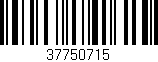 Código de barras (EAN, GTIN, SKU, ISBN): '37750715'