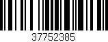 Código de barras (EAN, GTIN, SKU, ISBN): '37752385'