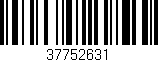 Código de barras (EAN, GTIN, SKU, ISBN): '37752631'