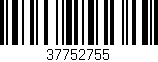 Código de barras (EAN, GTIN, SKU, ISBN): '37752755'