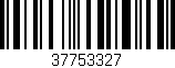 Código de barras (EAN, GTIN, SKU, ISBN): '37753327'