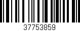 Código de barras (EAN, GTIN, SKU, ISBN): '37753859'