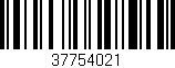 Código de barras (EAN, GTIN, SKU, ISBN): '37754021'