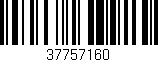 Código de barras (EAN, GTIN, SKU, ISBN): '37757160'