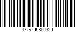 Código de barras (EAN, GTIN, SKU, ISBN): '3775799680630'