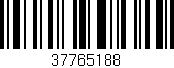 Código de barras (EAN, GTIN, SKU, ISBN): '37765188'