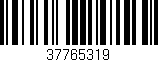 Código de barras (EAN, GTIN, SKU, ISBN): '37765319'