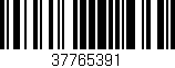 Código de barras (EAN, GTIN, SKU, ISBN): '37765391'