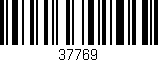 Código de barras (EAN, GTIN, SKU, ISBN): '37769'