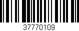 Código de barras (EAN, GTIN, SKU, ISBN): '37770109'