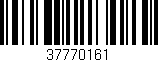 Código de barras (EAN, GTIN, SKU, ISBN): '37770161'