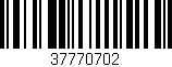Código de barras (EAN, GTIN, SKU, ISBN): '37770702'