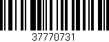 Código de barras (EAN, GTIN, SKU, ISBN): '37770731'