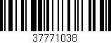 Código de barras (EAN, GTIN, SKU, ISBN): '37771038'