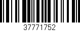 Código de barras (EAN, GTIN, SKU, ISBN): '37771752'