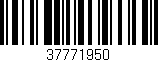 Código de barras (EAN, GTIN, SKU, ISBN): '37771950'