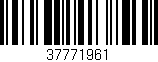 Código de barras (EAN, GTIN, SKU, ISBN): '37771961'