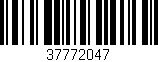 Código de barras (EAN, GTIN, SKU, ISBN): '37772047'