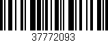 Código de barras (EAN, GTIN, SKU, ISBN): '37772093'