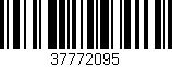 Código de barras (EAN, GTIN, SKU, ISBN): '37772095'