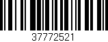 Código de barras (EAN, GTIN, SKU, ISBN): '37772521'