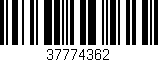 Código de barras (EAN, GTIN, SKU, ISBN): '37774362'