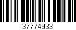 Código de barras (EAN, GTIN, SKU, ISBN): '37774933'