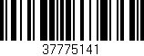Código de barras (EAN, GTIN, SKU, ISBN): '37775141'