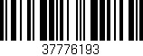 Código de barras (EAN, GTIN, SKU, ISBN): '37776193'