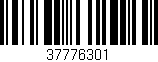 Código de barras (EAN, GTIN, SKU, ISBN): '37776301'