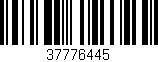 Código de barras (EAN, GTIN, SKU, ISBN): '37776445'
